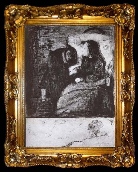 framed  Edvard Munch Sick, ta009-2
